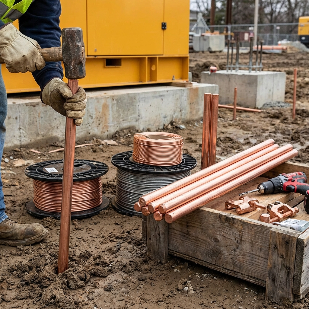 Som Bakır Topraklama Çubuğu